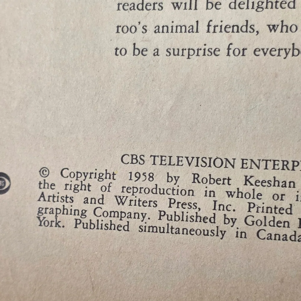 Vintage 1950s Little Golden Books Captain Kangaroo Book Lot of 3 Kids Classic TV